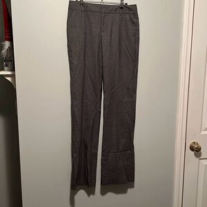 Banana Republic Women's Brown Martin Fit Straight Leg Trouser Pants Size 6 Long